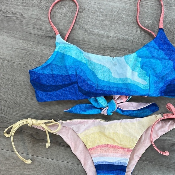 ☀️BILLABONG☀️ SEA TRIP TALI BIKINI SET - Picture 8 of 16